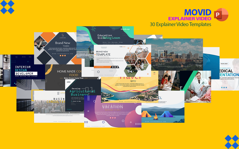 Movid Explainer videósablon