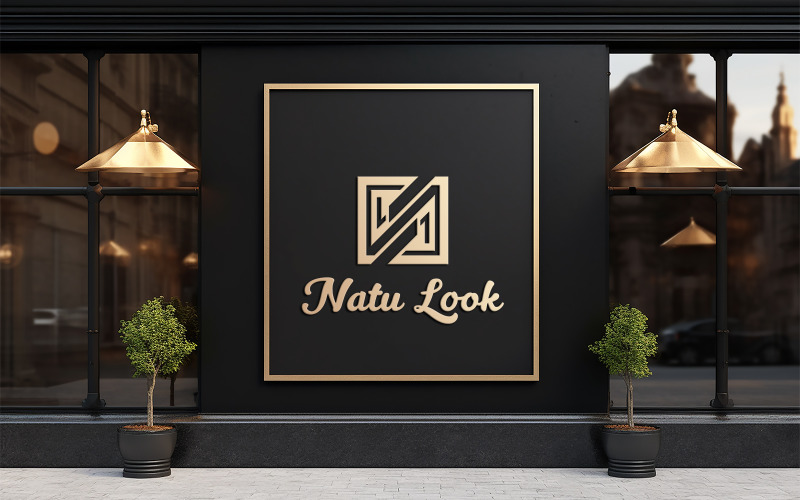 Design mockup logo esterno