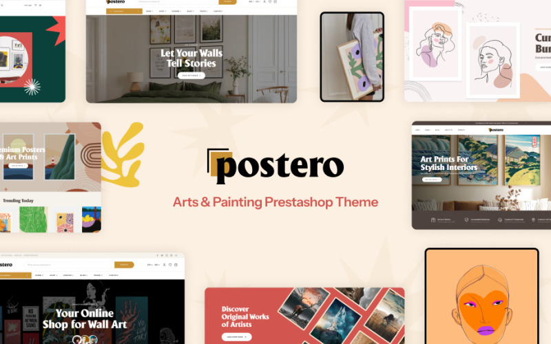 Leo Postero – Művészetek és festészet Prestashop téma