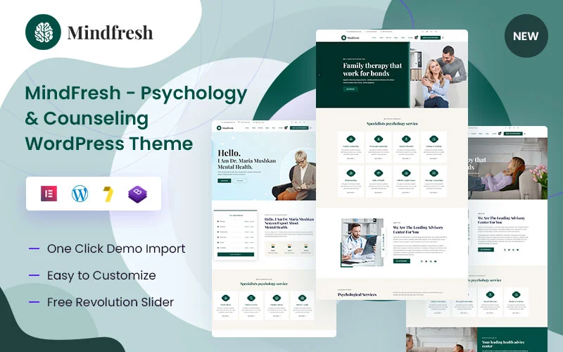 MindFresh – Thème WordPress pour la psychologie et le conseil