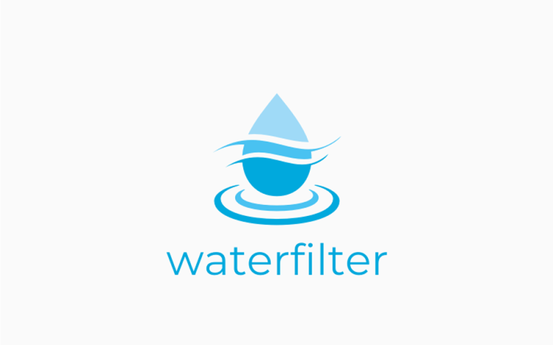 Water Filter Logo Template