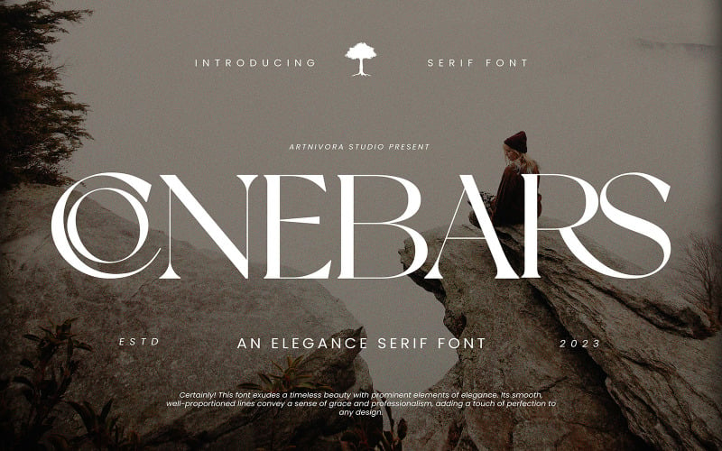 Conebars - Elegance Serif Font