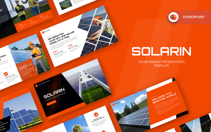 Solarin -太阳能ppt模板