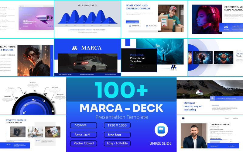 Marca Deck Keynote Presentation Template