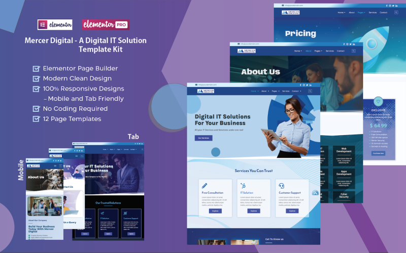 Mercer Digital - Um kit de modelo de solução digital de TI