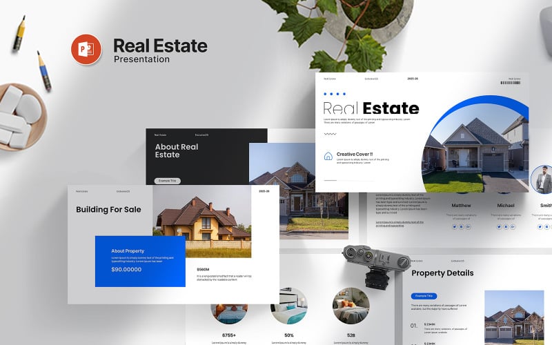 Real Estate Digital Powerpoint Presentation