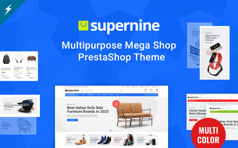 Supernine - Prestashop多功能主题Mega Shop