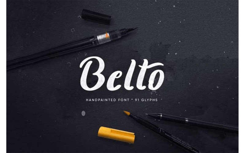 Belto Font Hand - Belto Font Hand