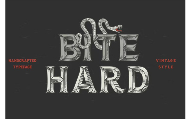 Bite Hard font - Bite Hard font