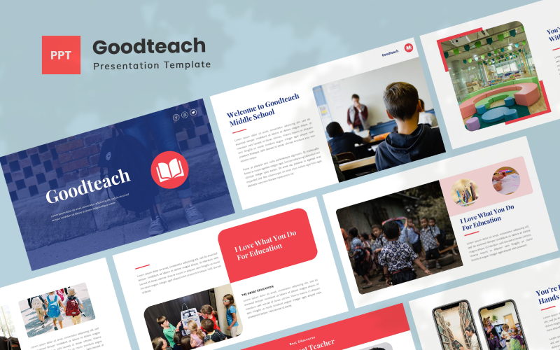 Goodteach - Plantilla de PowerPoint sobre educación