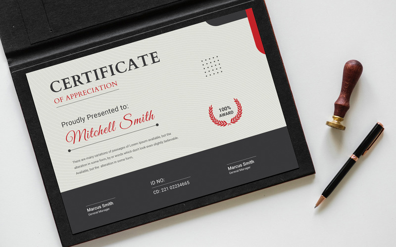 Schone certificaten, minimalistische certificaten