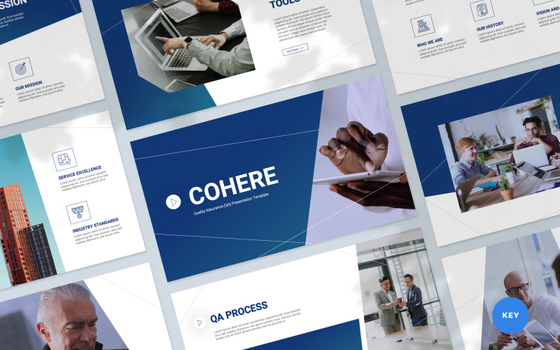 Cohere - Kalite Güvence Sunumu Açılış Şablonu