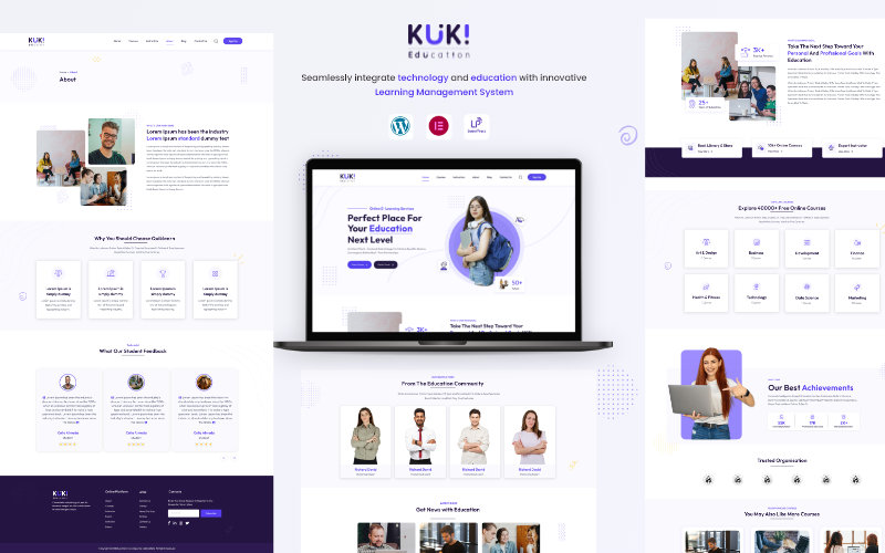 Kuki | Tema WordPress per l'istruzione LMS