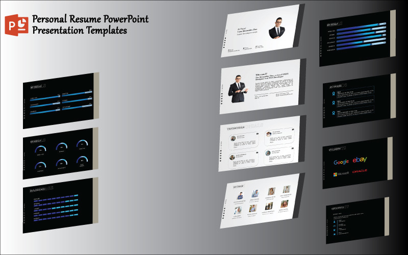 CV - PowerPoint-presentatiesjablonen