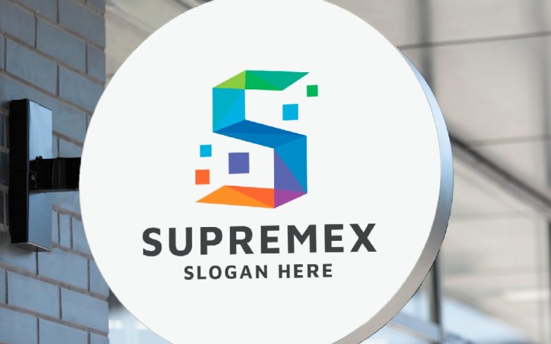 Supremex字母S标志模板