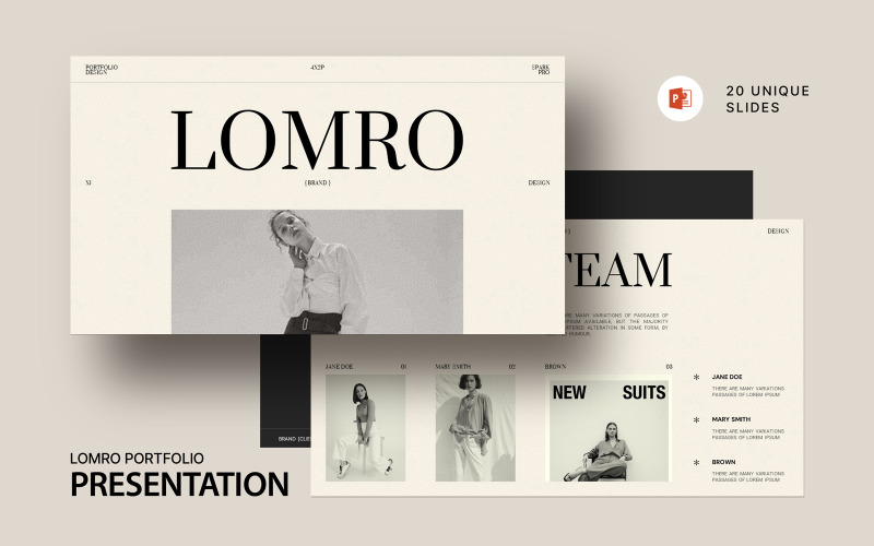 演示文稿模板- Lomro组合