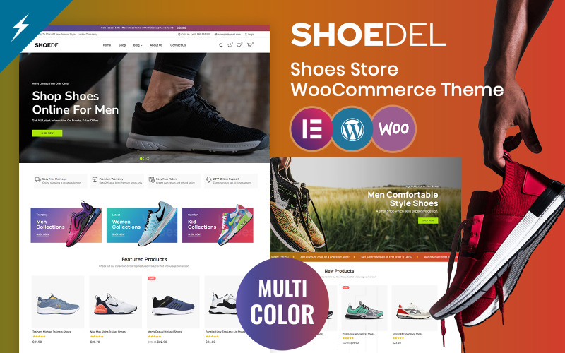 Shoedel - Thème WooCommerce pour magasin de chaussures et d'accessoires