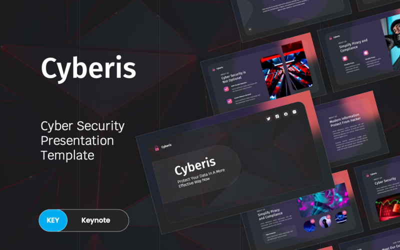 Cyberis -网络安全主题模板