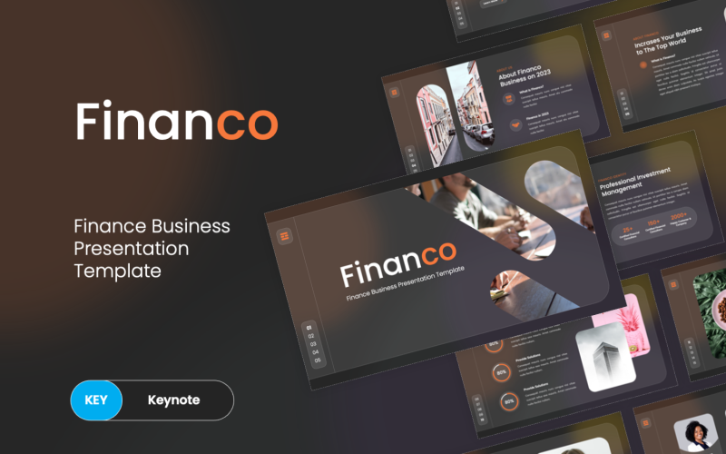 Financo - Modèle de présentation du pitch deck financier