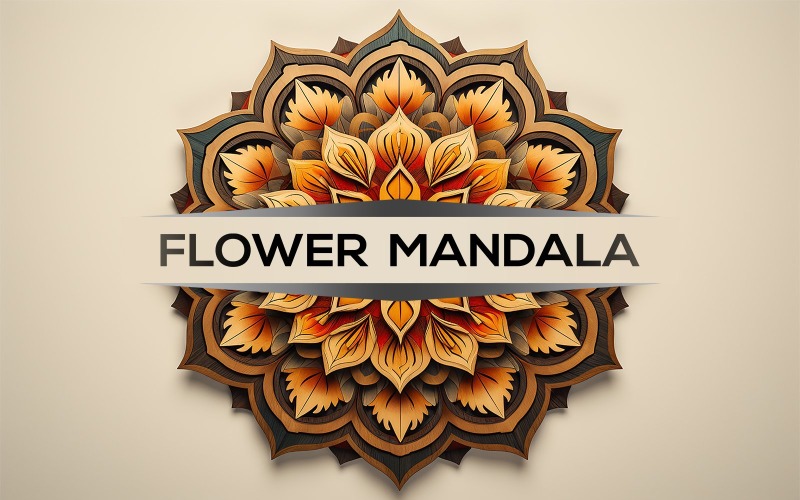 Mandala colorida de la vendimia | diseño de mandala de signo | diseño de identidad mandala
