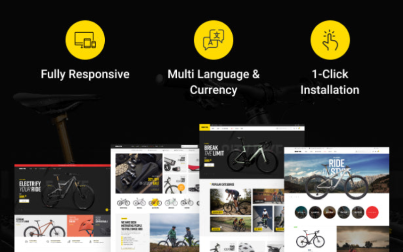 Ziwi Sport - Smart And Modern Bicycles Shopify Theme