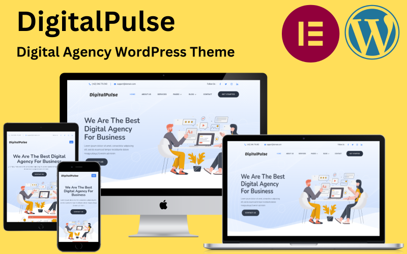 DigitalPulse - SEO 和数字营销机构 WordPress 主题