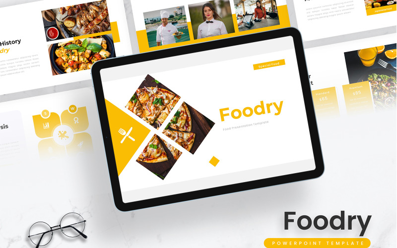 Foodry – Food Шаблон PowerPoint