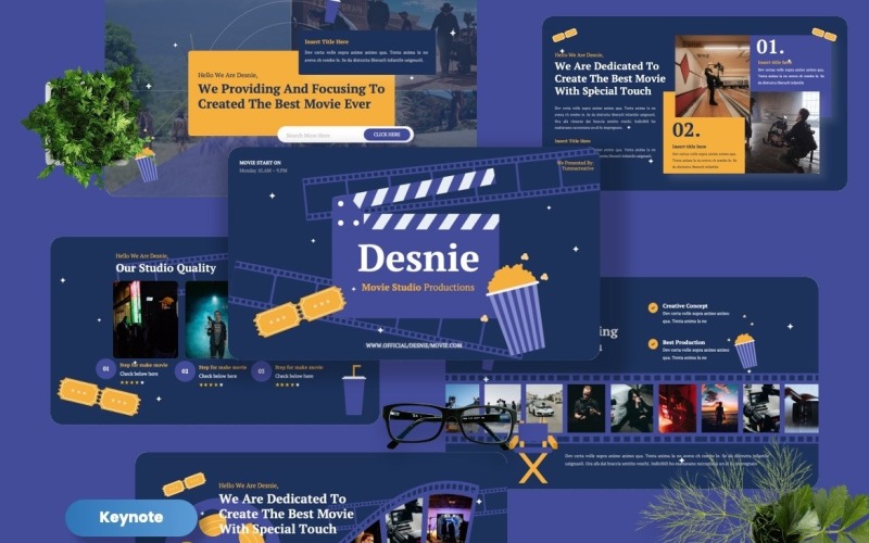 Desni -主要电影制作报告模板