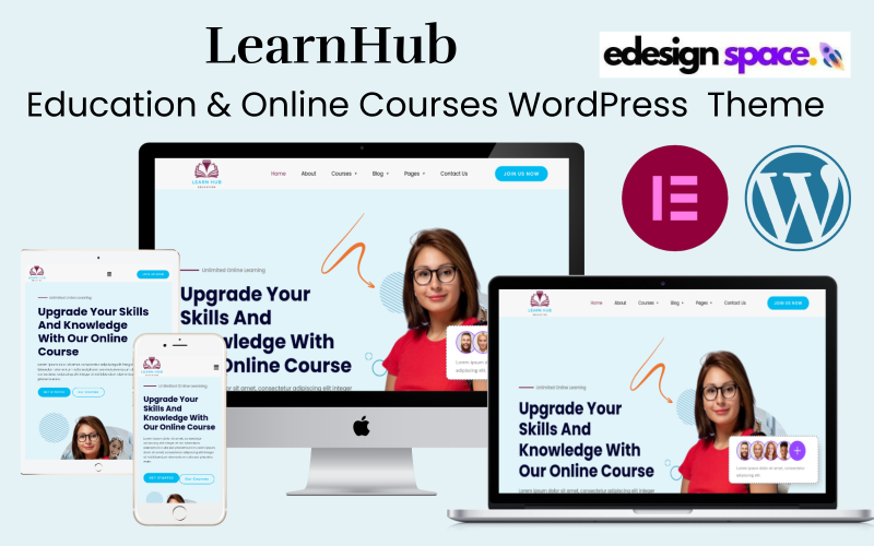 LearnHub -教育 & 在线课程WordPress主题