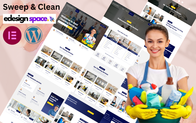 Sweep & Clean - Tema de WordPress para servicios de limpieza