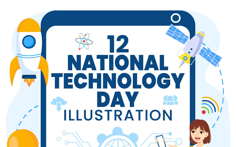 12 Illustrazione della Giornata nazionale della tecnologia