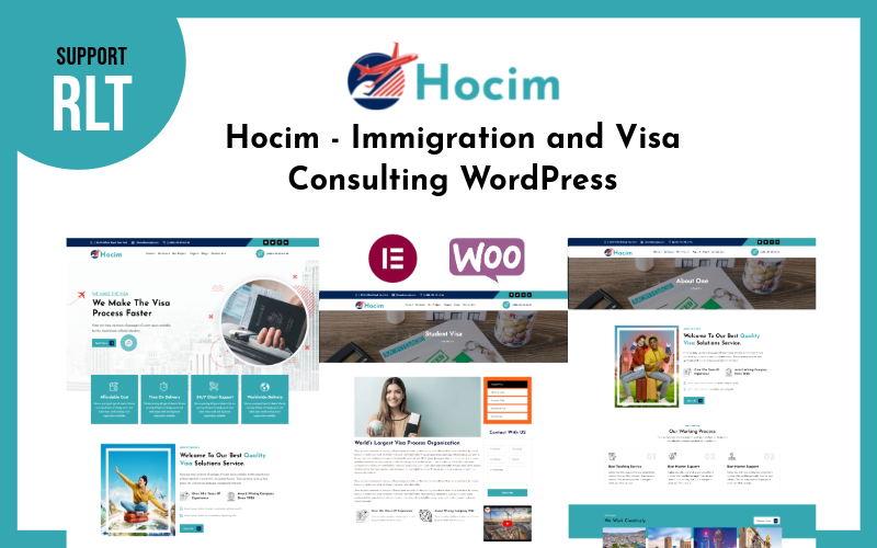 移民和签证咨询WordPress