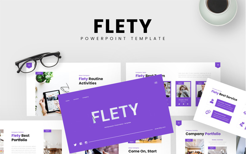 Flety -多功能PowerPoint模板