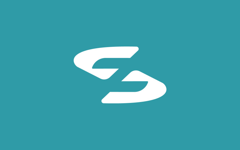 Z或SZ字母最小标志设计模板