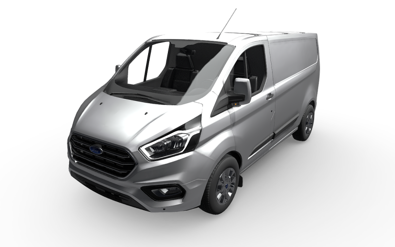 福特运输定制货车3D模型-通用和现实的商用车