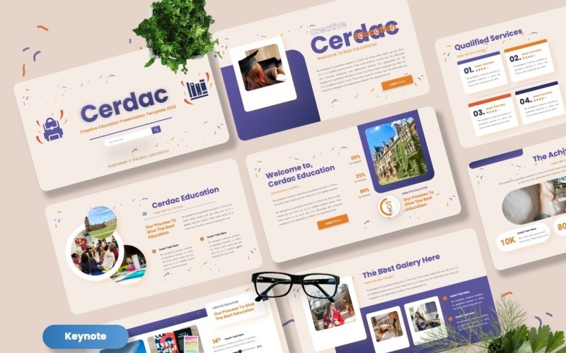 Cerdac -创意教育主题模板