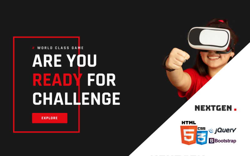 Nextgen -电子竞技游戏网站HTML模板