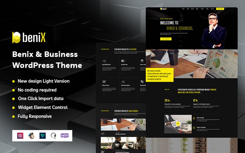 Benix - Business Elementor WordPress-tema