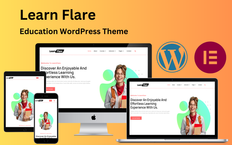 Leer Flare - Onderwijs WordPress-thema