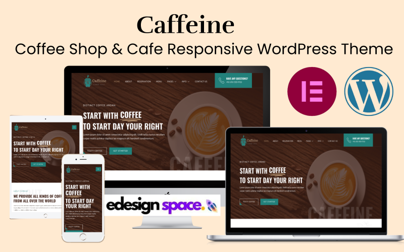 Koffein – Coffee Shop & Cafe Reszponzív WordPress téma