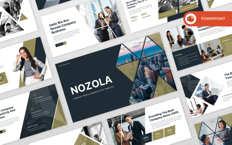 Nozola – Vállalati profil Google Slide Template