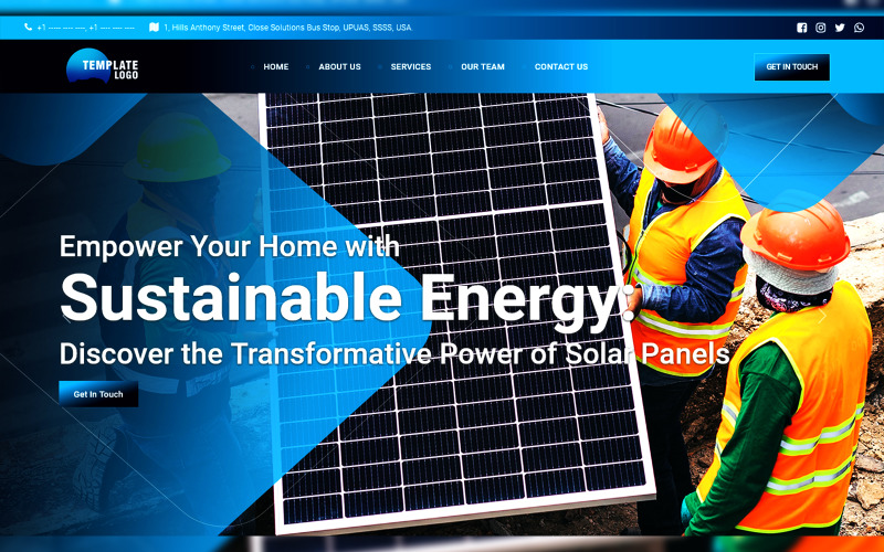 DOP Energy Limited – A legjobb HTML-sablon a napenergiához