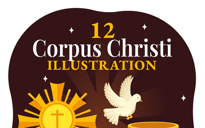 12 Corpus Christi-illustratie