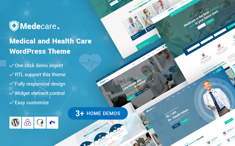 Medecare – WordPress-Theme für Medizin und Gesundheitswesen