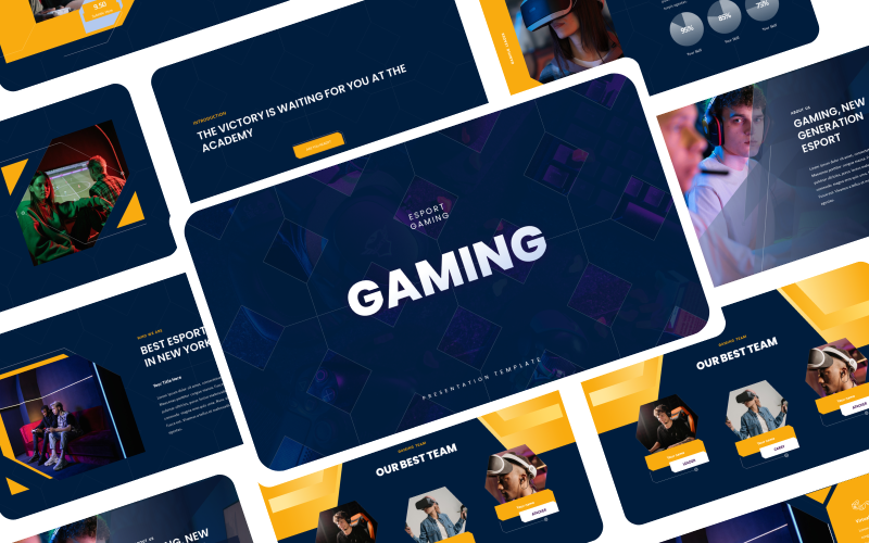 Jeux – Esports Powerpoint