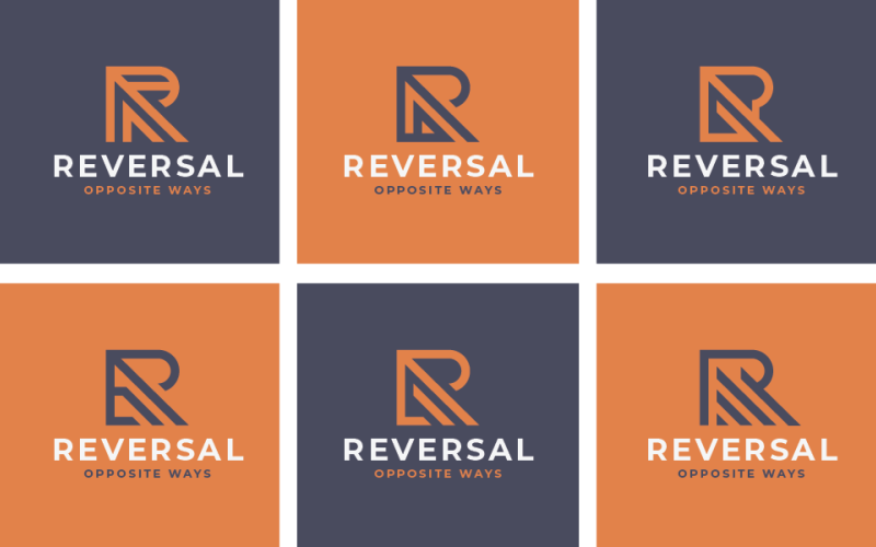 Minimaal Letter R-logopakket