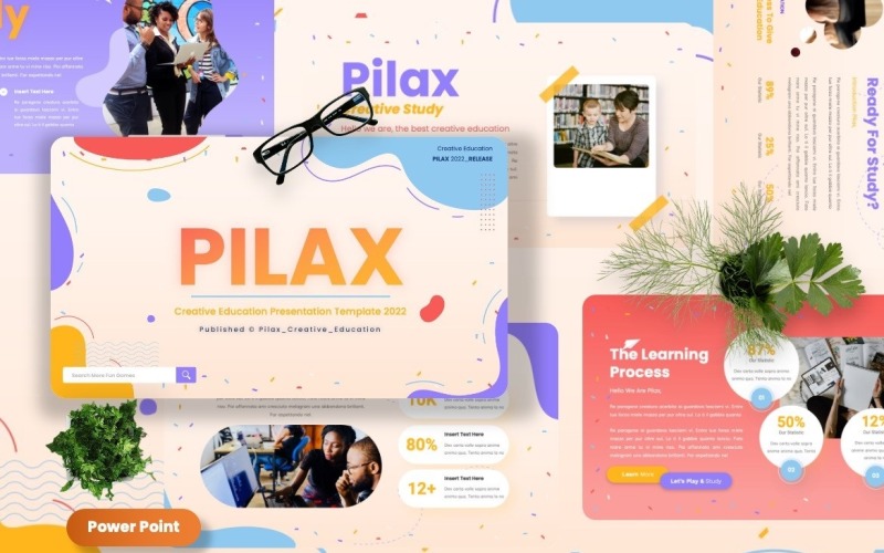Pilax -世界儿童Powerpoint模型