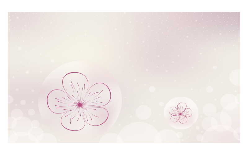 背景图片14400x8100px，粉色配色，带花
