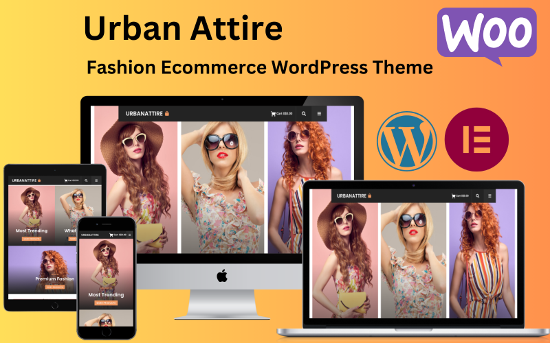 Urban klädsel - Mode E-handel WordPress-tema
