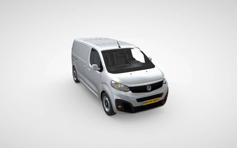 Autentisk Vauxhall Vivaro Van 3D-modell: Perfekt för professionella visualiseringar